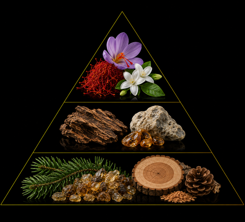 Fragrance pyramid