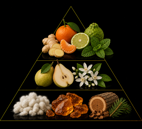 Fragrance pyramid