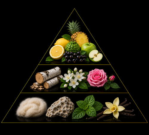 Fragrance pyramid