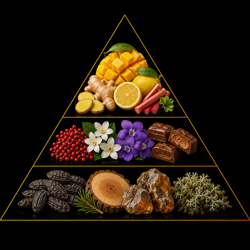 Fragrance pyramid