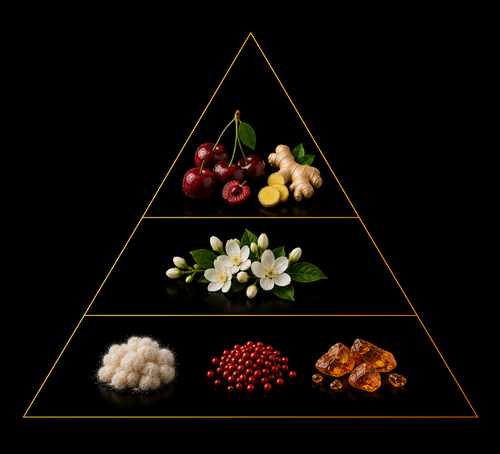 Fragrance pyramid