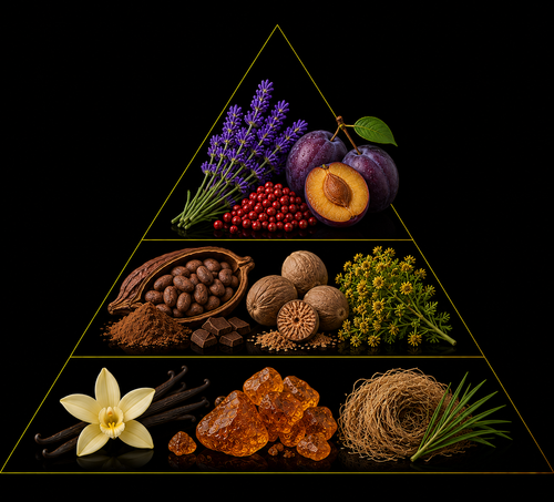 Fragrance pyramid