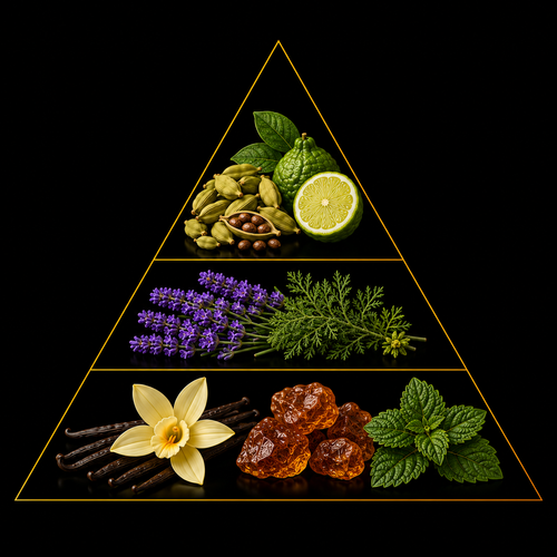 Fragrance pyramid
