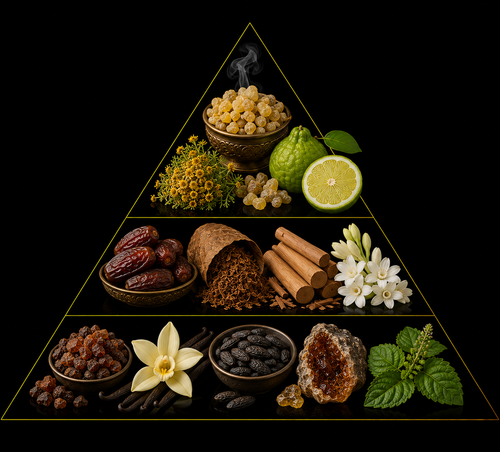 Fragrance pyramid
