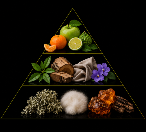 Fragrance pyramid