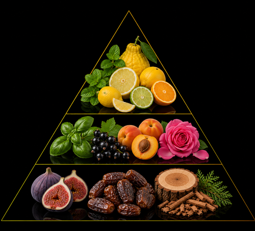 Fragrance pyramid
