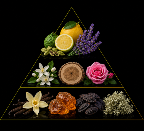 Fragrance pyramid