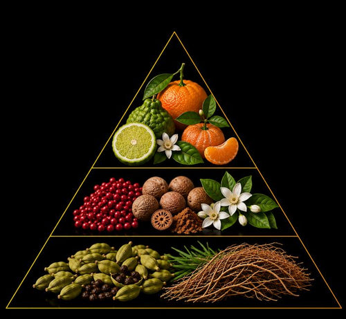 Fragrance pyramid