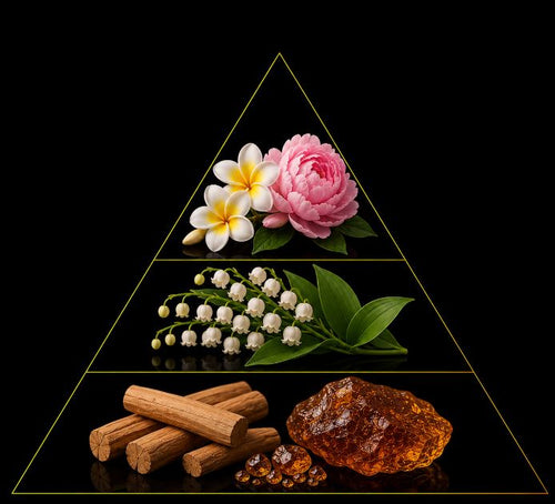 Fragrance pyramid