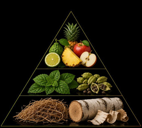 Fragrance pyramid