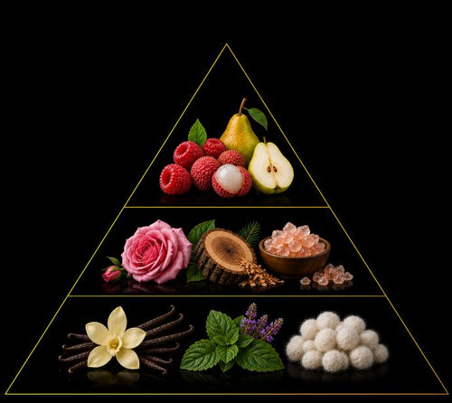 Fragrance pyramid