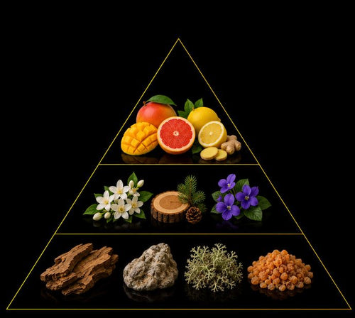 Fragrance pyramid