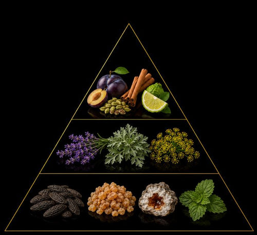 Fragrance pyramid
