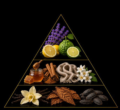 Fragrance pyramid