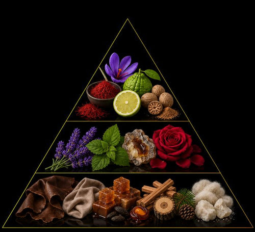 Fragrance pyramid