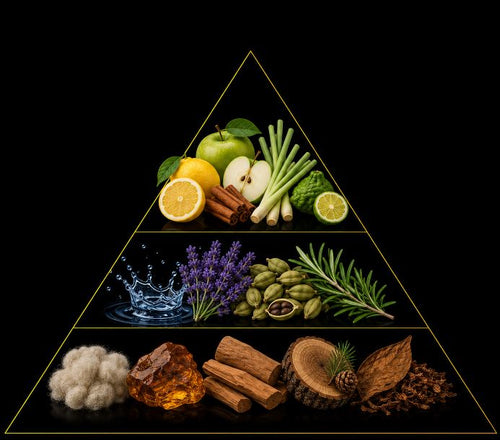 Fragrance pyramid