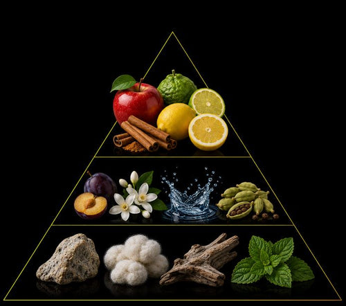 Fragrance pyramid