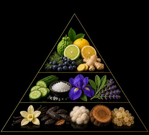 Fragrance pyramid