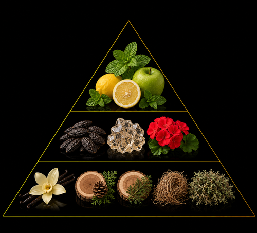 Fragrance pyramid