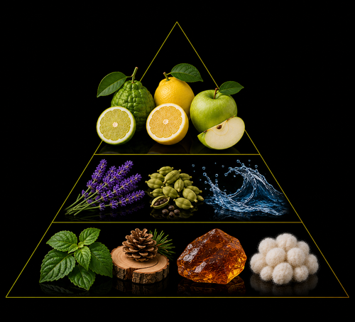 Fragrance pyramid