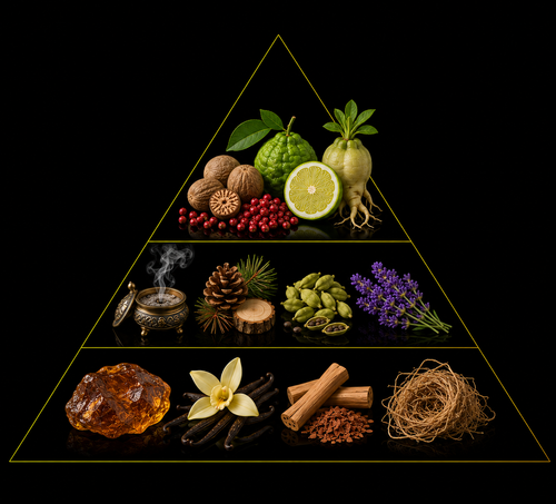 Fragrance pyramid