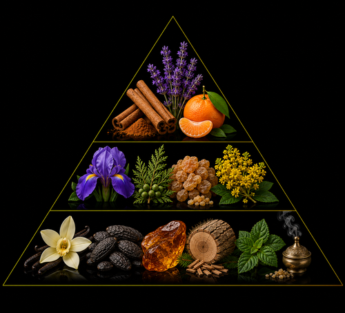 Fragrance pyramid