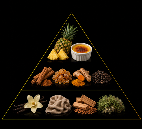Fragrance pyramid