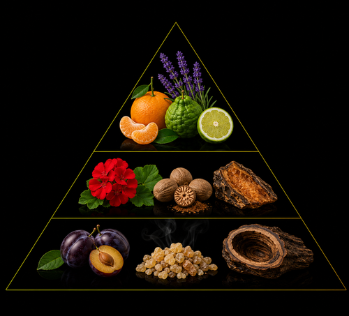 Fragrance pyramid