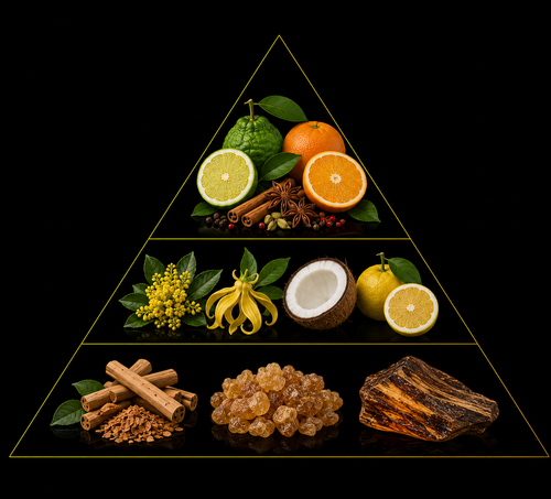 Fragrance pyramid