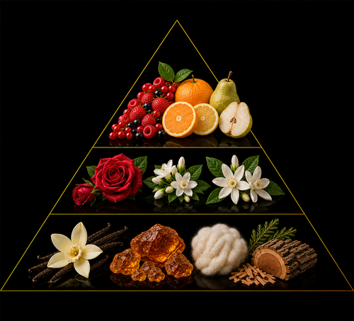 Fragrance pyramid