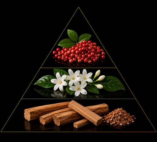 Fragrance pyramid