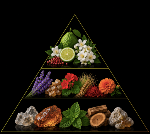 Fragrance pyramid