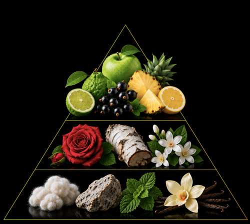 Fragrance pyramid
