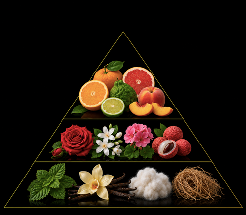 Fragrance pyramid