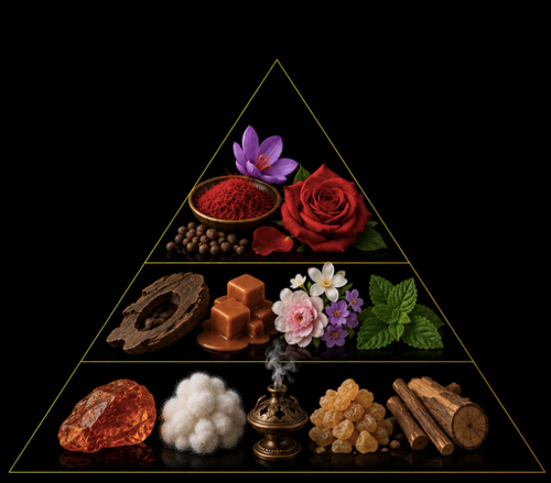 Fragrance pyramid