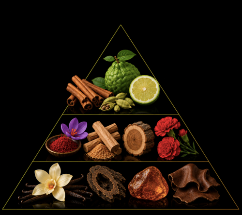 Fragrance pyramid