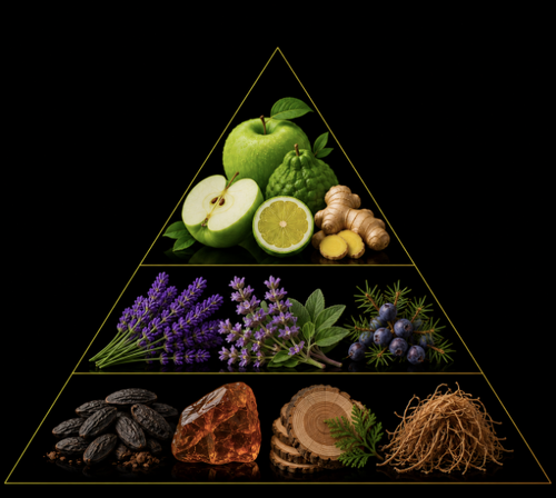 Fragrance pyramid