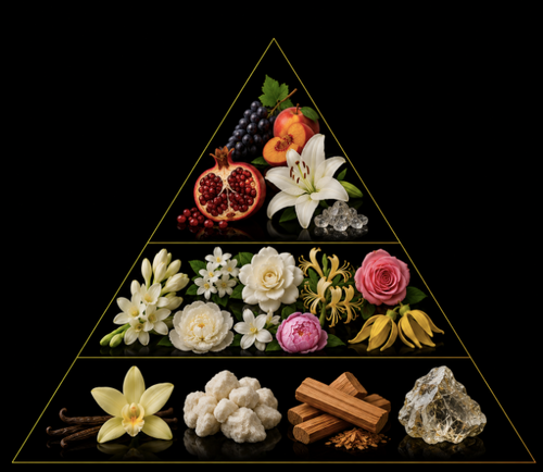 Fragrance pyramid