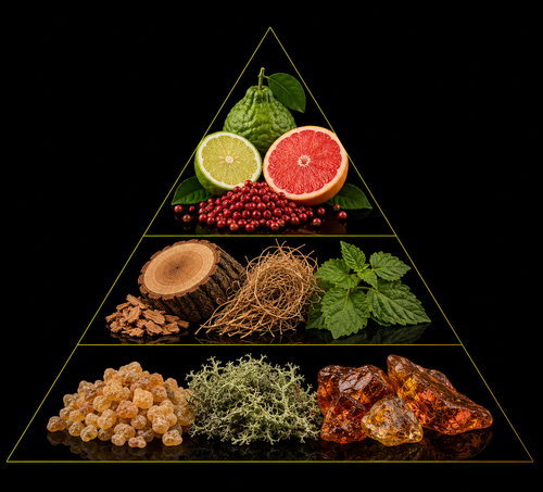 Fragrance pyramid