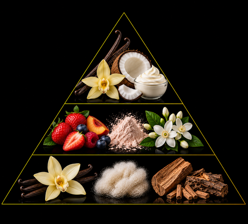 Fragrance pyramid