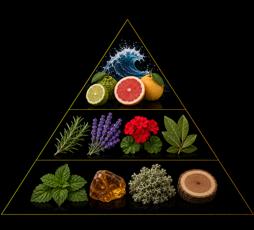 Fragrance pyramid