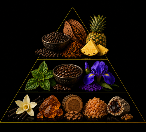 Fragrance pyramid