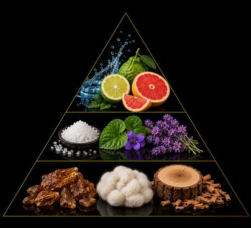 Fragrance pyramid