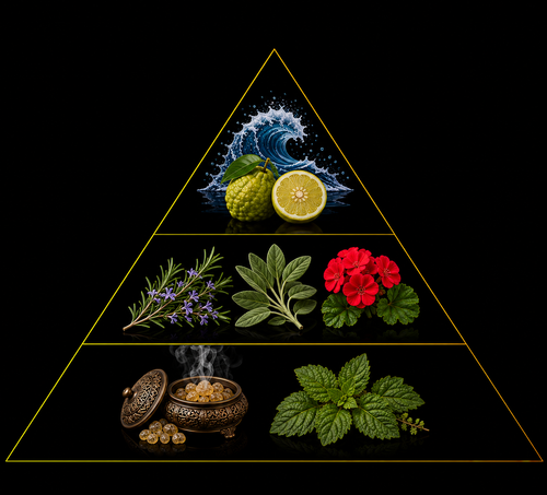 Fragrance pyramid