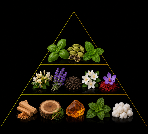 Fragrance pyramid