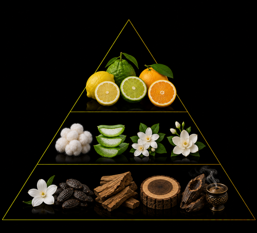 Fragrance pyramid