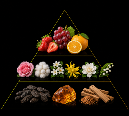 Fragrance pyramid