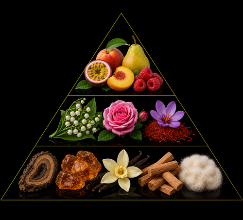 Fragrance pyramid