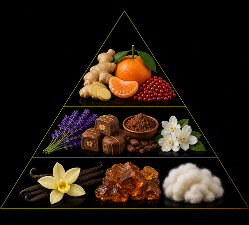 Fragrance pyramid
