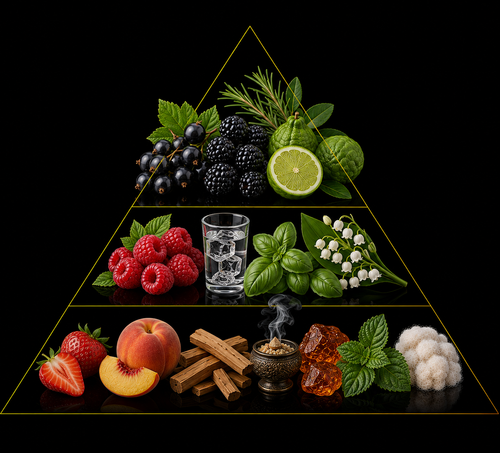 Fragrance pyramid